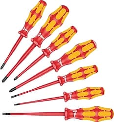 Wera Kraftform Plus Seri 100 05135961001 VDE 7 Parça Tornavida Seti ürün görseli