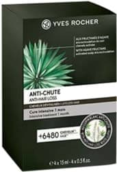 Yves Rocher Saç Oluşumunu Destekleyen ve Dökülmeyi Engelleyen Saç Bakım Kürü 4x15 ml ürün görseli